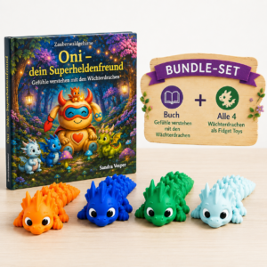 Bundle-Set: Minibuch & alle 4 Wächterdrachen
